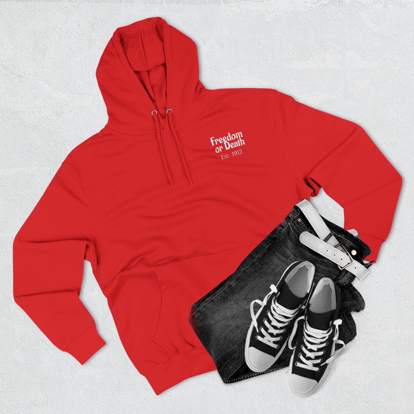 FREEDOM OR DEATH - ALBANIAN HOODIE